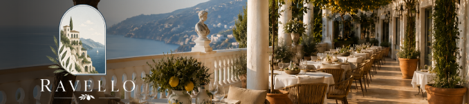 Ravello restaurant brand design project