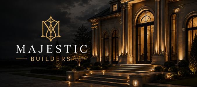 Majestic luxury construction brand design project